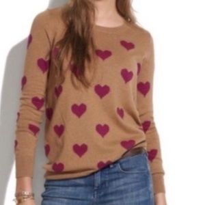 Wallace Hearts Sweater from MADEWELL